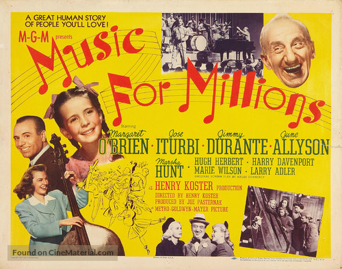 Music for Millions - Movie Poster