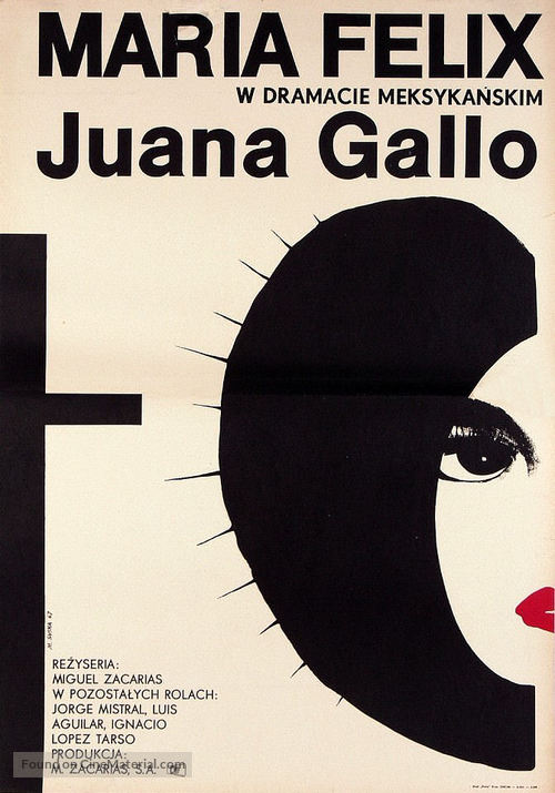 Juana Gallo - Polish Movie Poster