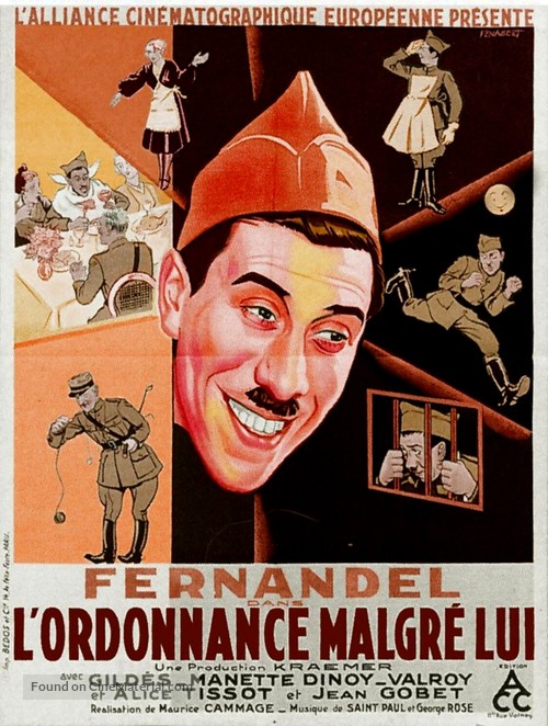 Ordonnance malgr&egrave; lui - French Movie Poster