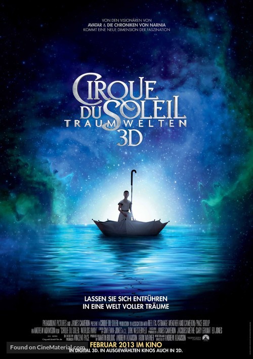 Cirque du Soleil: Worlds Away - German Movie Poster