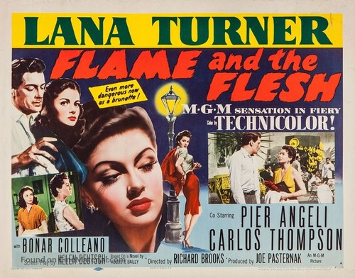 Flame and the Flesh - Movie Poster