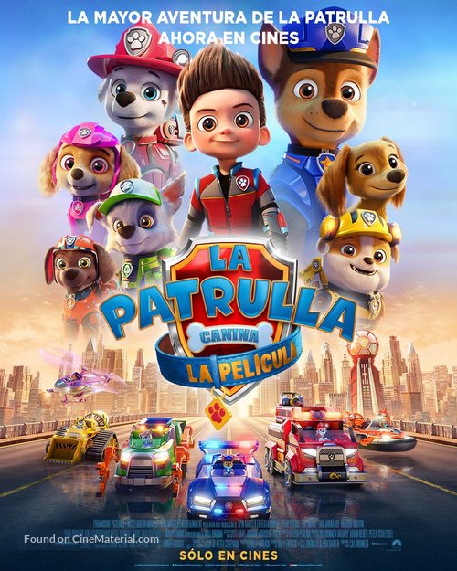 Paw Patrol: The Movie - Spanish Movie Poster