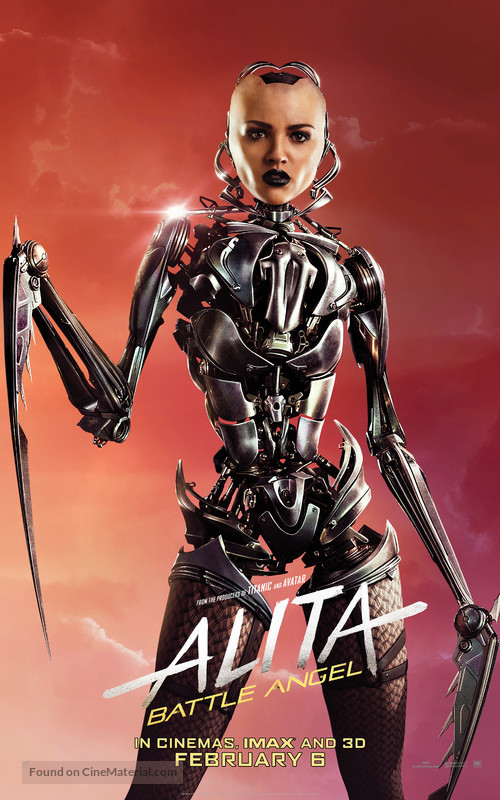 Alita: Battle Angel - British Movie Poster