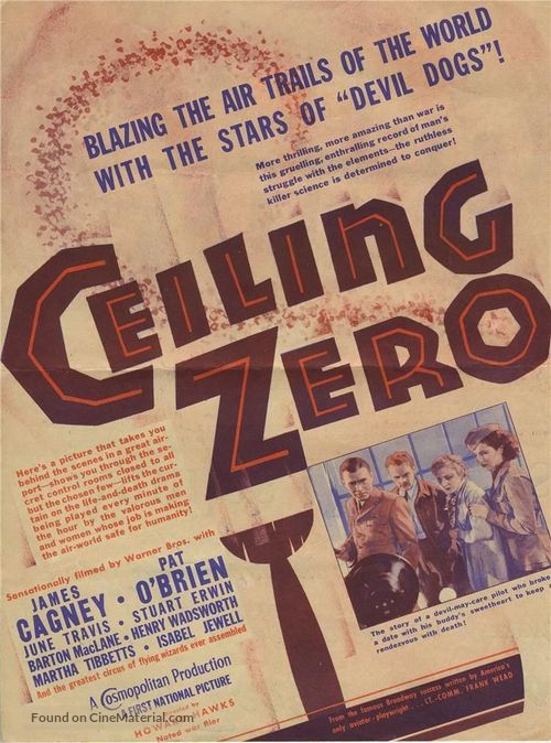 Ceiling Zero - Movie Poster