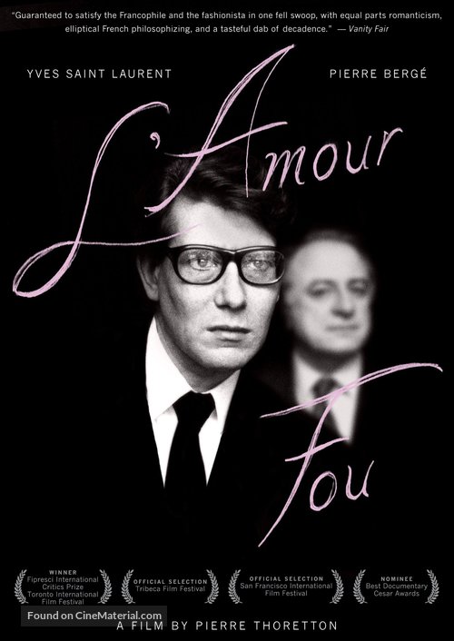 Yves Saint Laurent - L&#039;amour fou - Movie Cover