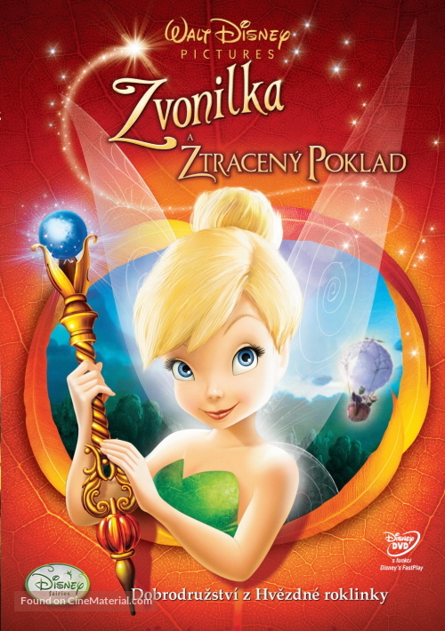 Tinker Bell and the Lost Treasure - Czech DVD movie cover
