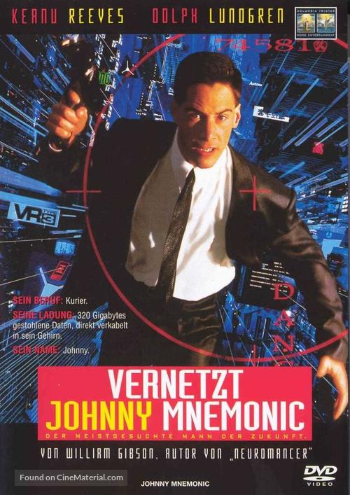 Johnny Mnemonic - German Movie Cover