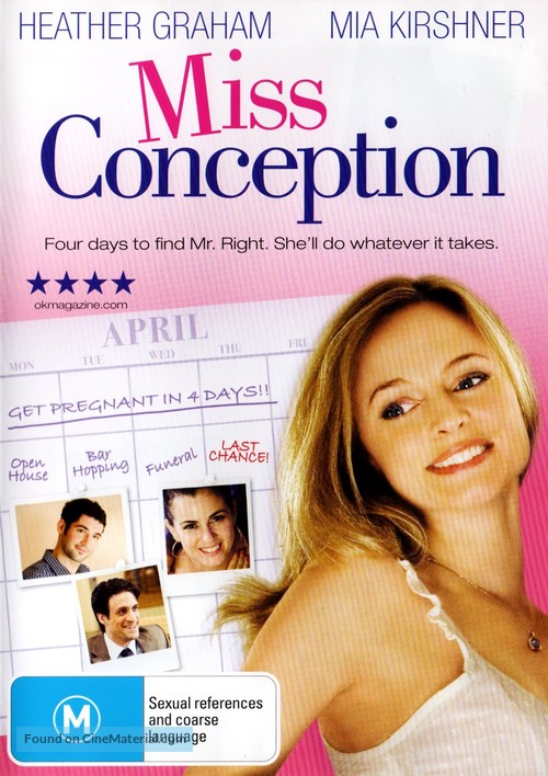 Miss Conception - Australian DVD movie cover