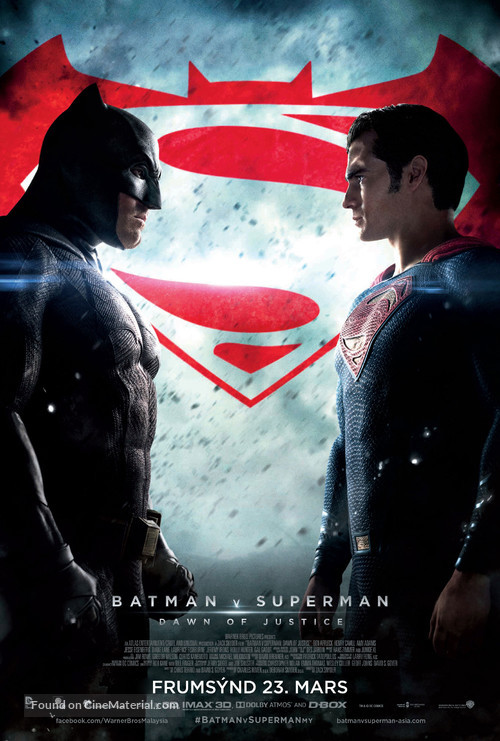 Batman v Superman: Dawn of Justice - Icelandic Movie Poster
