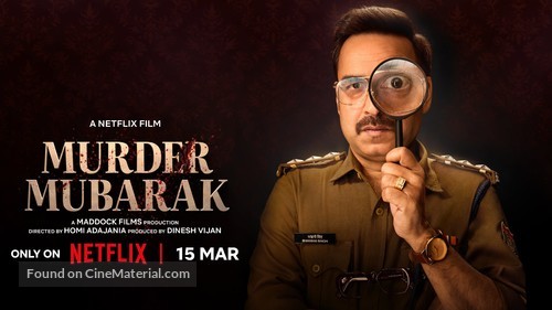 Murder Mubarak - Indian Movie Poster