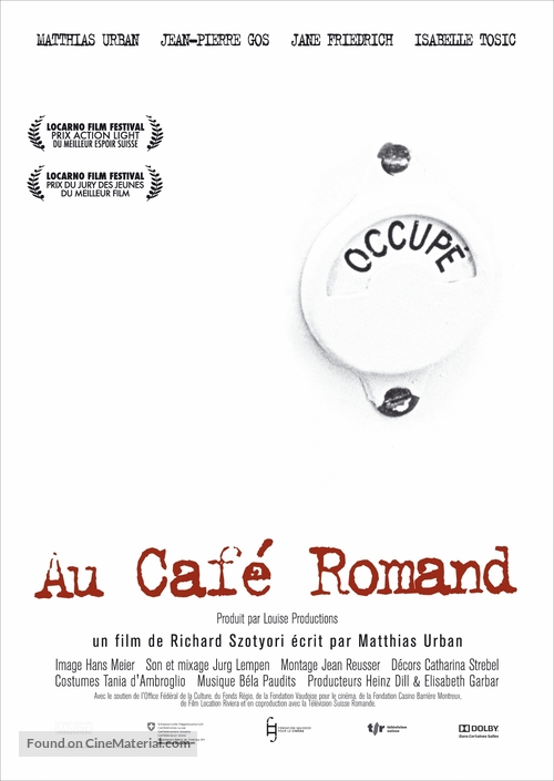 Au caf&eacute; romand - Swiss Movie Poster