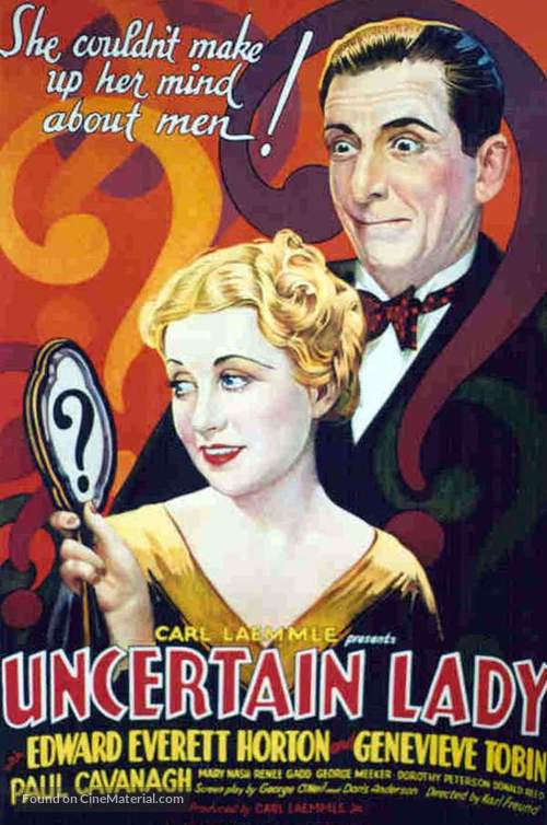 Uncertain Lady - Movie Poster