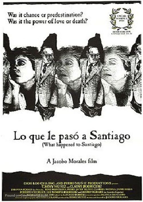 Lo que le pas&oacute; a Santiago - Puerto Rican Movie Poster