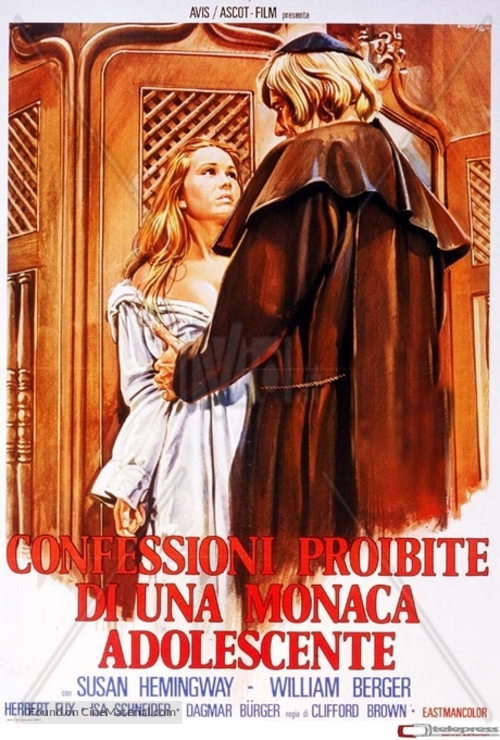 Die liebesbriefe einer portugiesischen Nonne - Italian Movie Poster