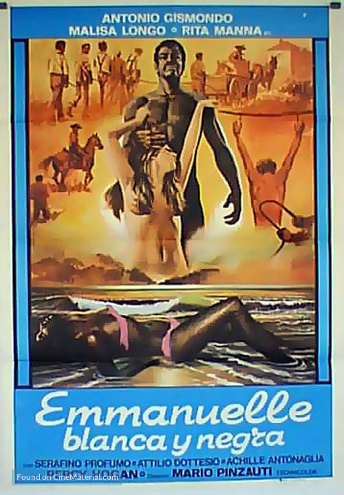 Emmanuelle bianca e nera - Spanish Movie Poster