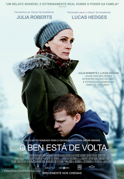 Ben Is Back - Portuguese Movie Poster