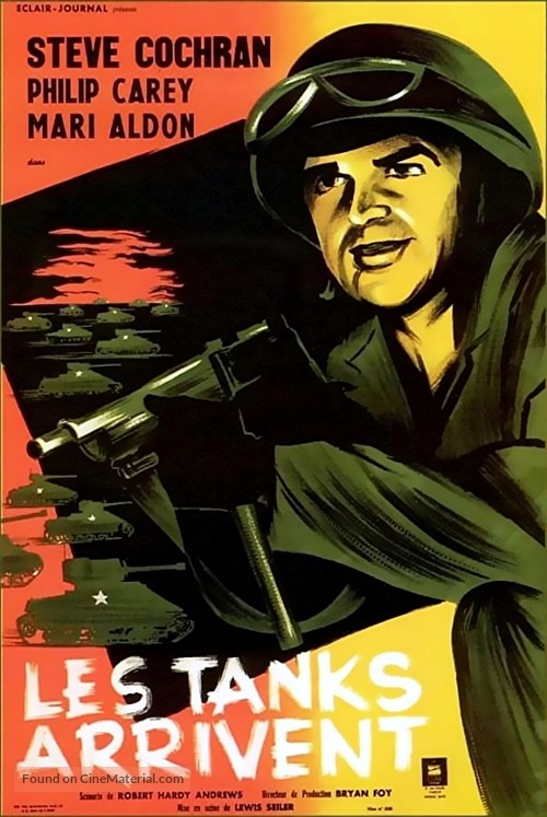 The Tanks Are Coming - French Movie Poster