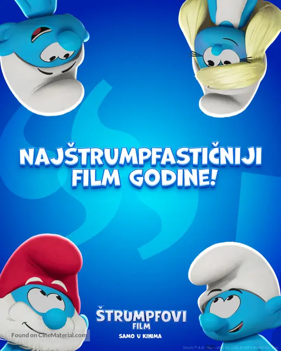 Smurfs - Croatian poster
