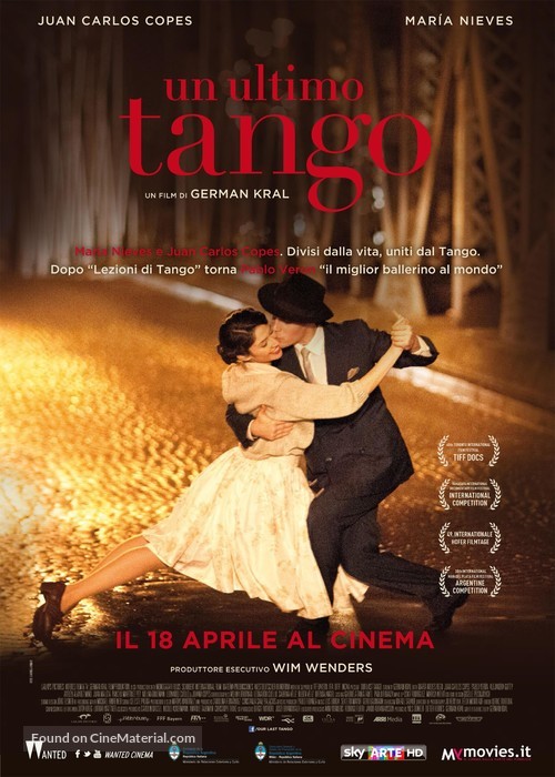 Un tango m&aacute;s - Italian Movie Poster