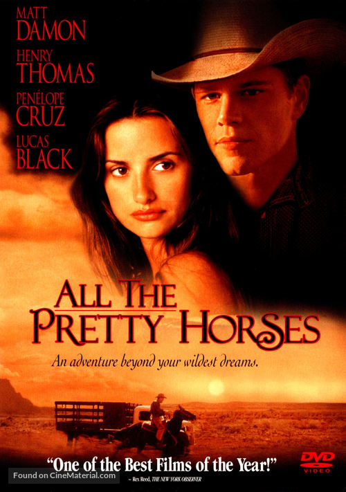 All the Pretty Horses - DVD movie cover