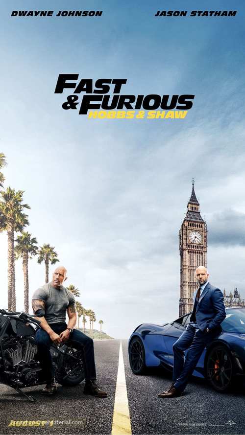 Fast &amp; Furious Presents: Hobbs &amp; Shaw - Singaporean Movie Poster