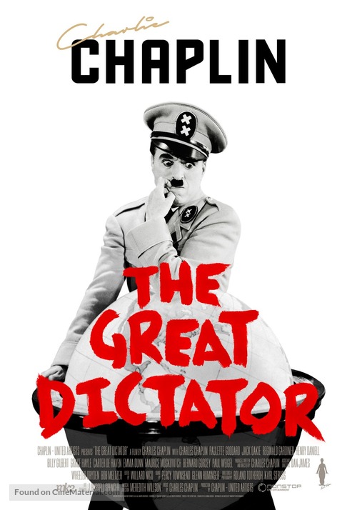 The Great Dictator - Swedish Re-release movie poster