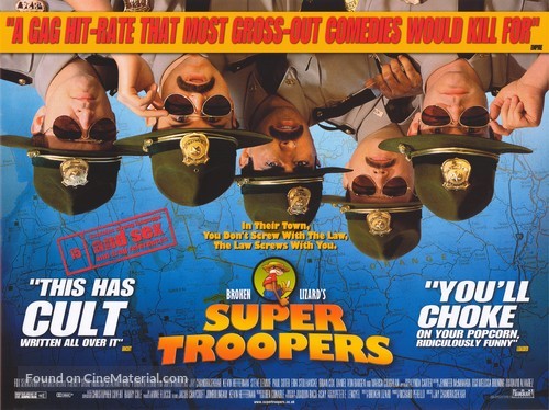 Super Troopers - British Movie Poster