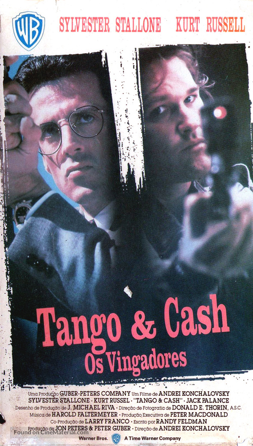 Tango And Cash - Brazilian VHS movie cover