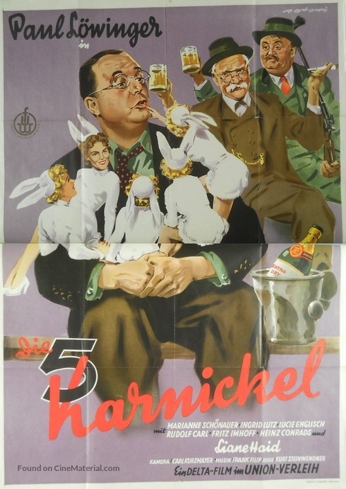 Die f&uuml;nf Karnickel - German Movie Poster