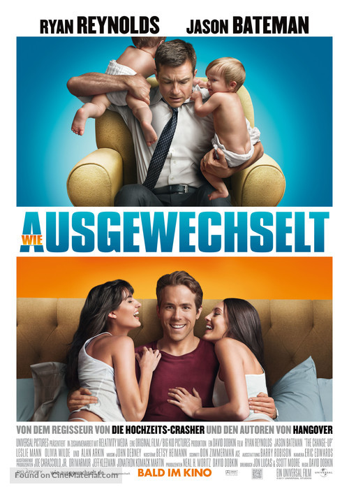 The Change-Up - German Movie Poster