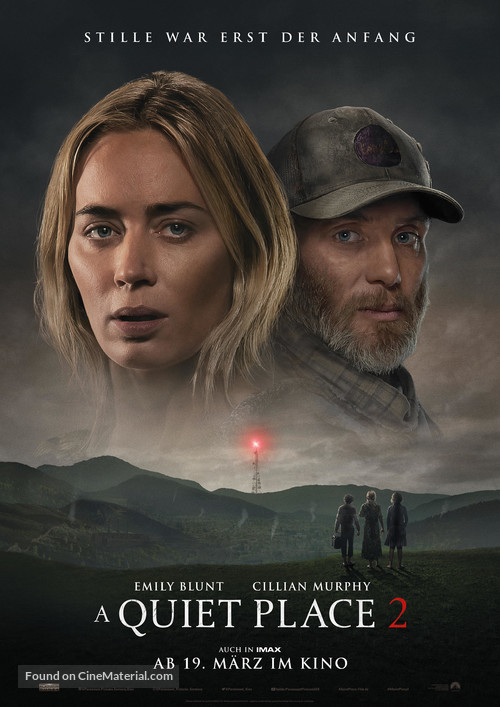 A Quiet Place: Part II - German Movie Poster