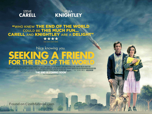 Seeking a Friend for the End of the World - British Movie Poster