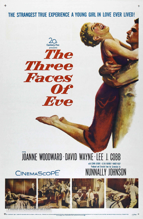 The Three Faces of Eve - Movie Poster