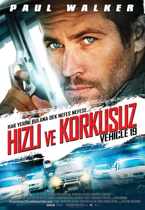 Vehicle 19 - Turkish Movie Poster