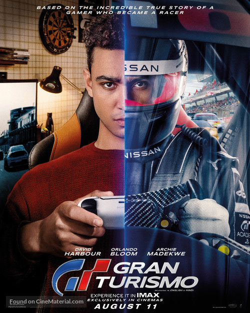 Gran Turismo - Indian Movie Poster