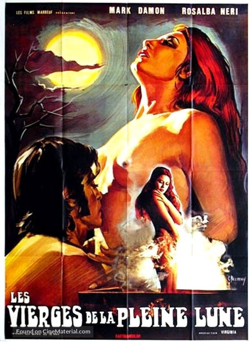 Il plenilunio delle vergini - French Movie Poster