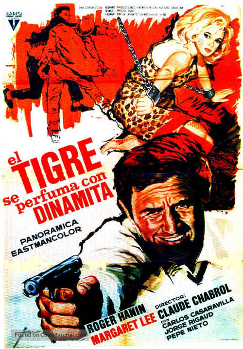 Le Tigre se parfume &agrave; la dynamite - Spanish Movie Poster
