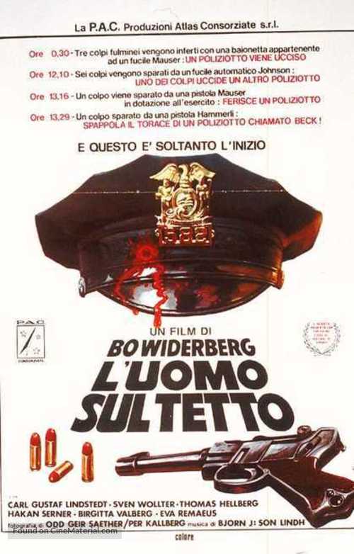 Mannen p&aring; taket - Italian Movie Poster