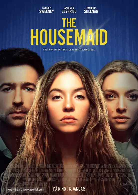 The Housemaid (2025) Norwegian movie poster