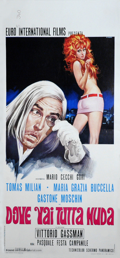 Dove vai tutta nuda? - Italian Movie Poster