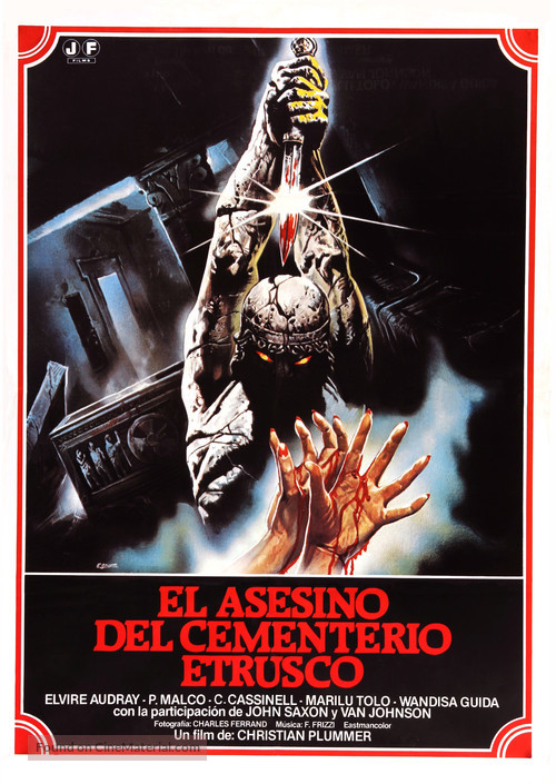 Assassinio al cimitero etrusco - Spanish Movie Poster