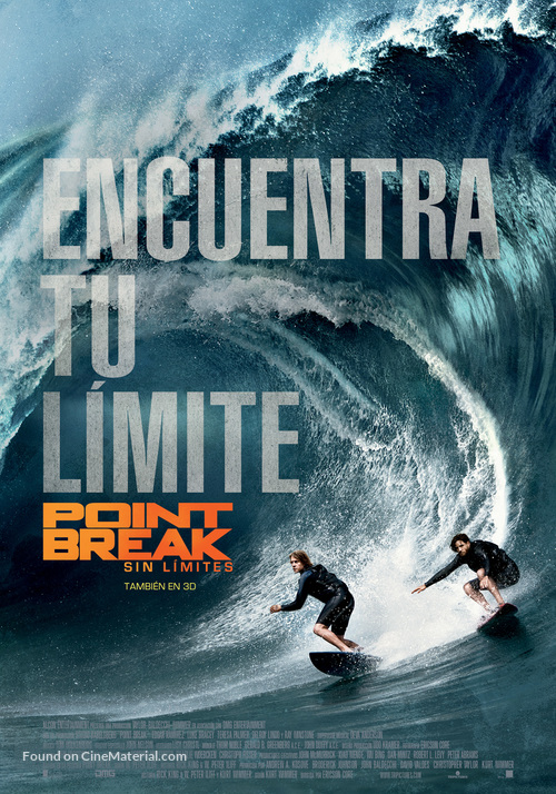 Point Break - Spanish Movie Poster
