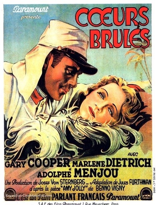 Morocco - French Movie Poster