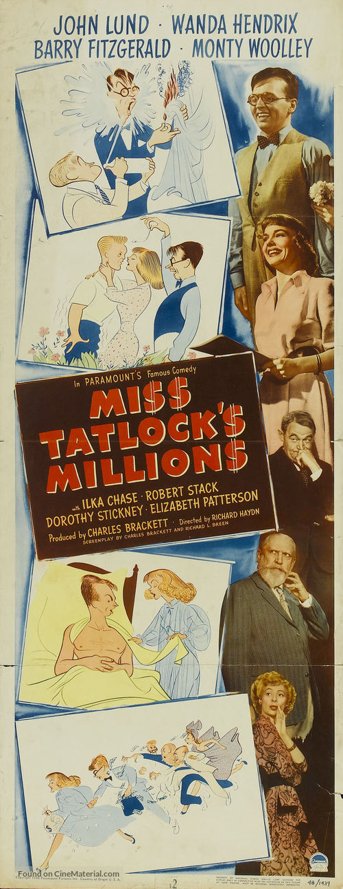 Miss Tatlock&#039;s Millions - Movie Poster