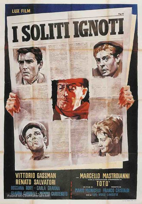 I soliti ignoti - Italian Movie Poster