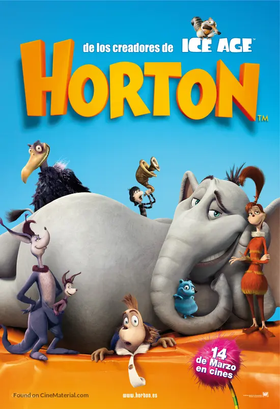 Horton Hears a Who! - Spanish Movie Poster