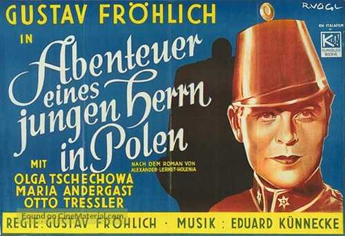 Abenteuer eines jungen Herrn in Polen - Austrian Movie Poster