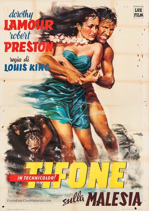 Typhoon - Italian Movie Poster