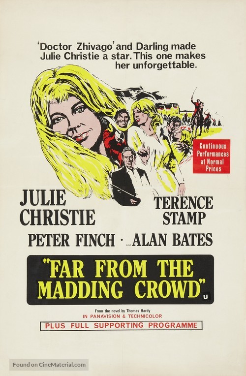 Far from the Madding Crowd - British Movie Poster