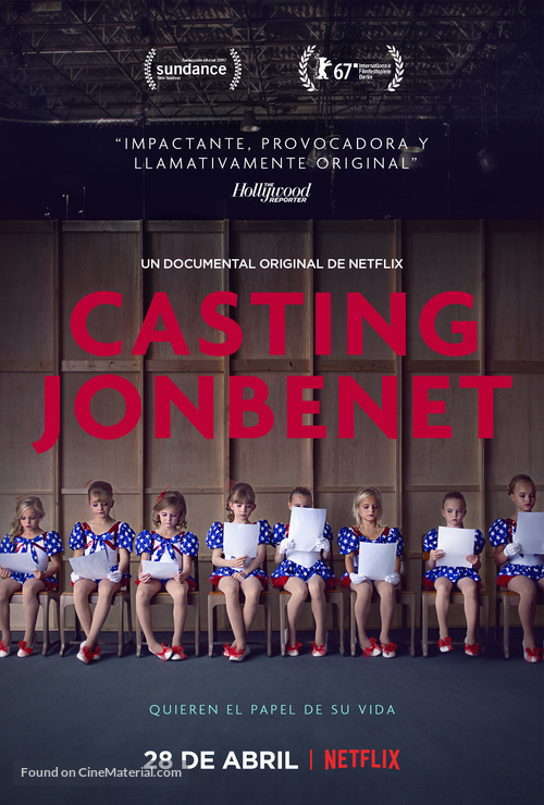 Casting JonBenet - Spanish Movie Poster